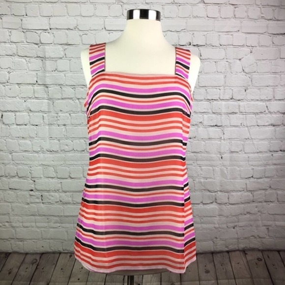 CAbi Tops - CAbi Dressy Striped Tank Top Small